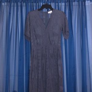 Socialite Purple Long Lace Romper